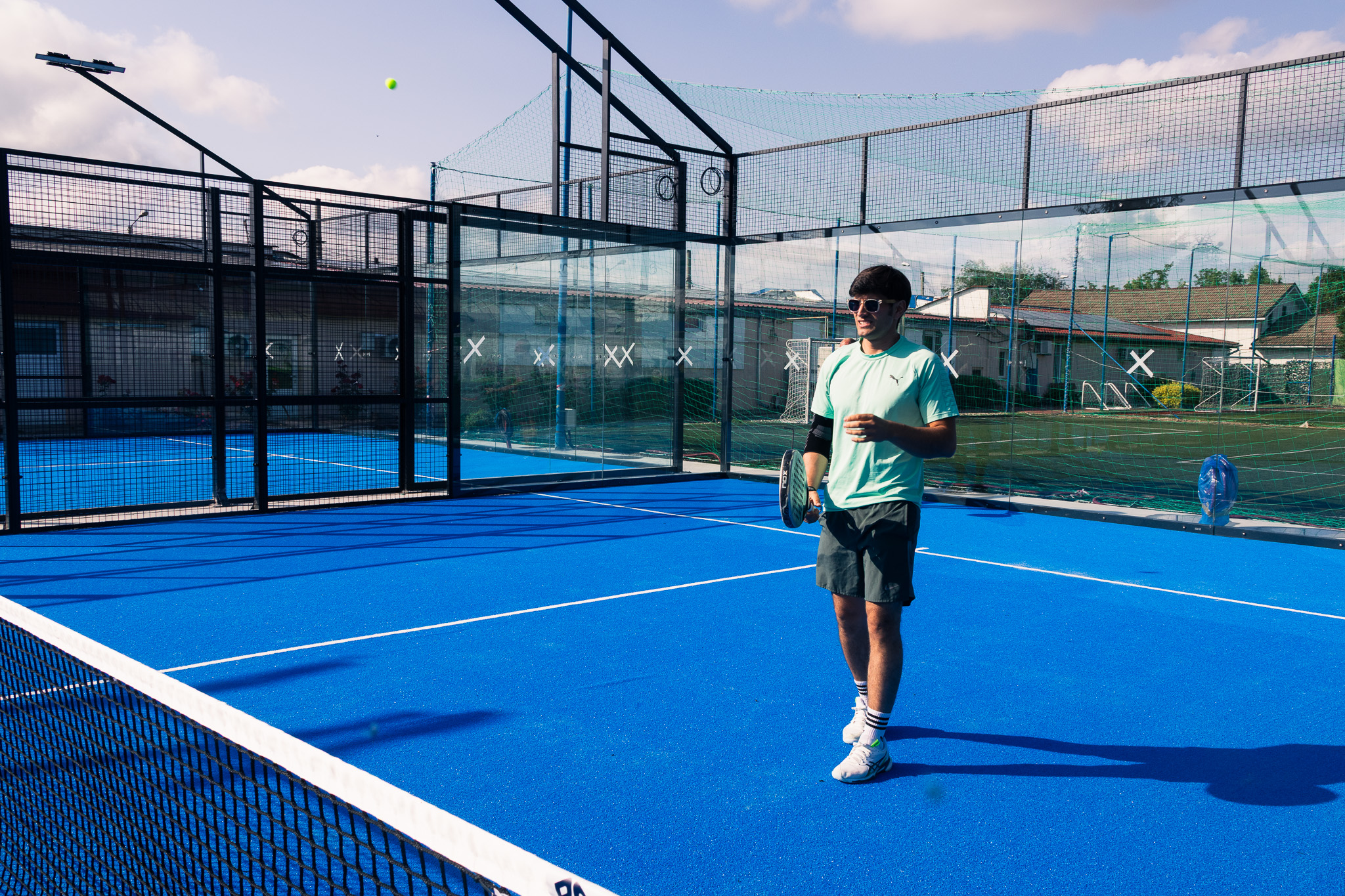 Padel Players at an Event